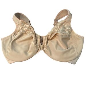GLAMORISE Front-Closure WonderWire Nude Bra 38DD